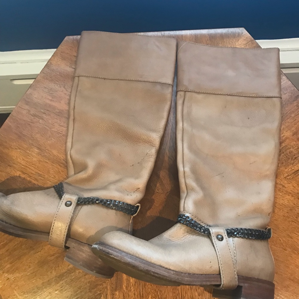 DKNY leather boots